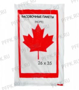 26х35 евро HDPE, КРАСНЫЙ КЛЕН (упак.) [1/10]