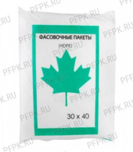 30х40 евро HDPE, ЗЕЛЕНЫЙ КЛЕН (упак.) [1/10]