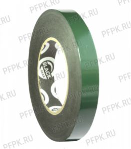 Клейкая лента двухсторонняя вспененная 19х10 Зеленая [1/32]
