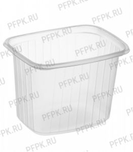 Емкость 350 мл ЮМТ прямоуг. 108х82 (без крышки) Прозрачный [50/1000]