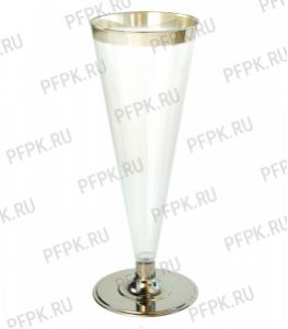 Фужер для шампанского 150мл. метал [уп. 6 шт.] ВИНТАЖ [1/54]