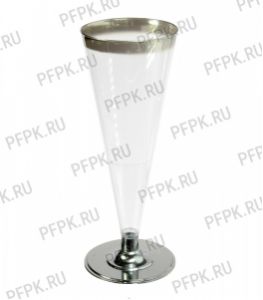 Фужер для шампанского 150мл. метал [уп. 6 шт.] [1/54]