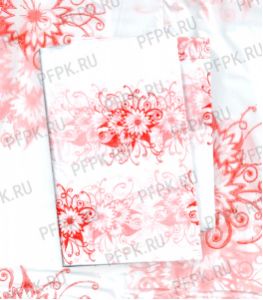 Скатерть 110х220 ПЭНД с рисунком Красные цветы [1/200]
