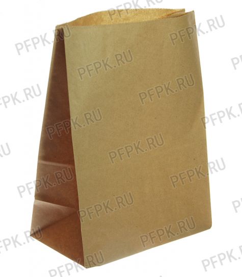 Пакет бум. прямоугольное дно 220х120х290,крафт [1/1000]