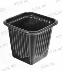 Горшок квадратный 175мл, 70х70х65мм [1/3920]