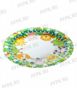 Тарелка бумажная 230 мм Зверюги [100/500]