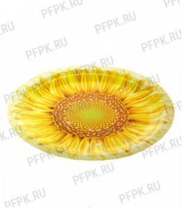 Тарелка бумажная 230 мм Подсолнух [100/500]