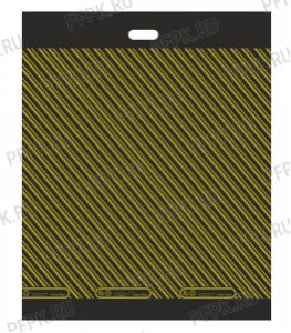 ЗОЛОТАЯ ПОЛОСА, вырубная ручка, 58х69 (40мкм) [50/500]