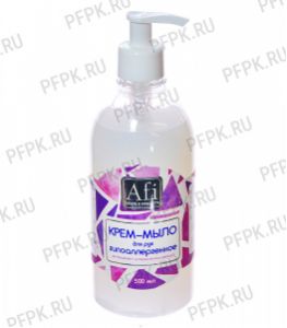 Крем-мыло Afi 500мл с дозатором Гипоаллергенный [1/15]