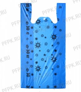 Майка ЗВЕЗДЫ 32+16х60 (17мкм) СИНЯЯ [100/1000]