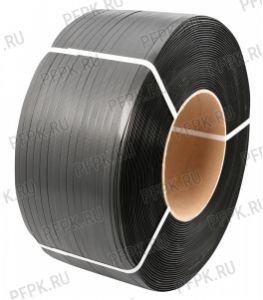 Лента полипропиленовая 15мм х1,0х1200 ЧЕРНАЯ ПА15/1,2