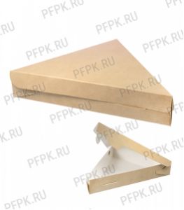 Уголок для пиццы с крышкой КРАФТ DoEco ECO PIE 800 [50/600]