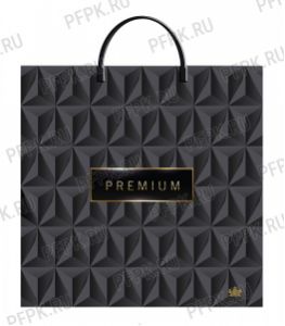 Пакет с пласт.руч. ФОТОПЕЧАТЬ 36х35 (85 мкм) ТИКО Премиум Блэк [10/100]