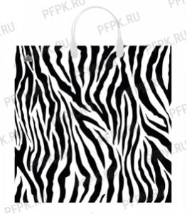 Пакет с пласт.руч. ФОТОПЕЧАТЬ 36х35 (85 мкм) ТИКО Зебра [10/100]