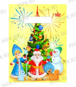 НГ БУТИК проруб.19х25 (30 мкм) ПВД, ТИКО Хоровод [100/3000]