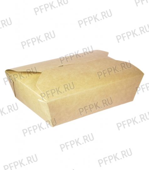 Ланч-бокс бум. 400 мл КРАФТ [300/300]