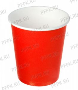Стакан 250 мл бумажный LITE Красный [50/1000]