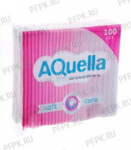 Ватные палочки AQUELLA (пакет 100 шт) [1/120]