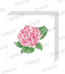 Салфетки бум. DESNA BOUQUET 20х20, 2-сл. (30 листов) Розовая гортензия [26/26]