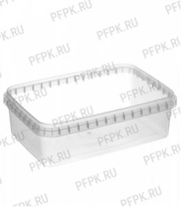 Банка ПП 1200мл, прямоугольная, 191 (без крышки) [272/272]