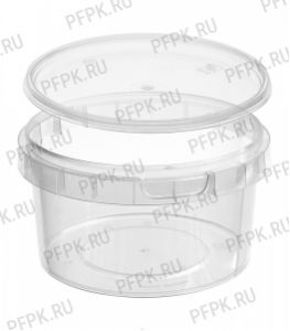Банка ПП 240мл, д-р 95мм (с крышкой) Прозрачная [747/747]