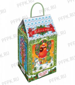 Коробка картон. 1000 гр Подарок кормушка-Птички [1/50]