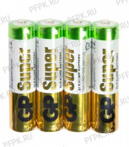 Батарейки GP Super LR3 (ААА) алкалин (спайка 4 шт) [96/384]