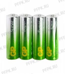 Батарейки GP Super LR6 (АА) алкалин (спайка 4 шт) [96/384]