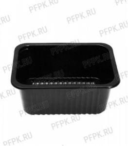 Емкость под запайку 210х148х81 РР, Черная [424/424]