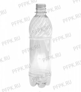 Бутылка 500 мл ПЭТ без крышки д-р 28мм [100/100]
