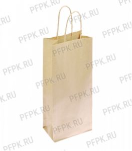 Пакет бум. с круч. руч. 140х80х330, крафт [1/450]