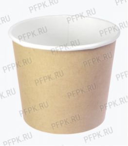 Контейнер бум. суп 400 мл крафт OSQ (без крышки) [25/375]