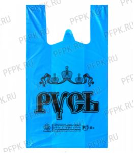 Майка РУСЬ 30+18х55 (27мкм) Синяя [100/1000]