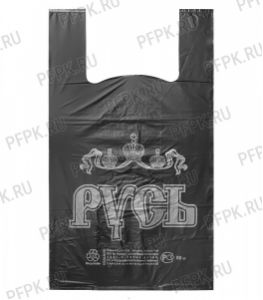 Майка РУСЬ 30+18х55 (27мкм) Черная [100/1000]