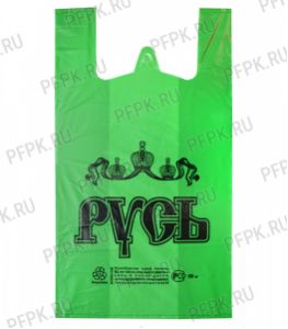 Майка РУСЬ 30+18х55 (27мкм) Зеленая [100/1000]