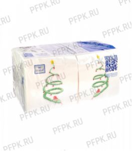 Салфетки НГ бум. DESNA BOUQUET 20х20, 2-сл. (250 листов) Новогодняя змейка [6/6]