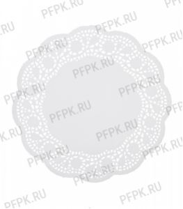 Салфетки ажурные круглые 29 см (250 шт. в уп.) КонтинентПак [1/12]