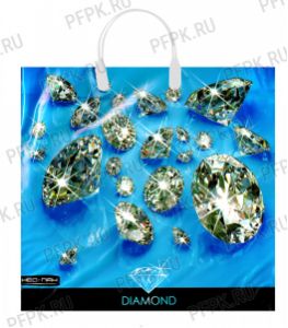 Пакет с пласт.руч. ФОТОПЕЧАТЬ 37х35 (90 мкм) Брилианты [5/100]