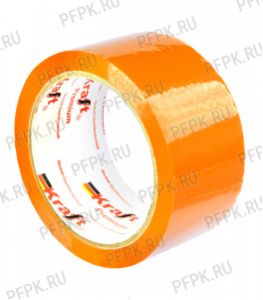 Клейкая лента 48х60 [40 мкм] ЦВ Арт.400300/450300 Оранжевый KRAFT [6/36]