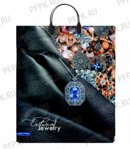 Пакет с пласт.руч. ФОТОПЕЧАТЬ 38х44 (90 мкм) Украшения [5/100]