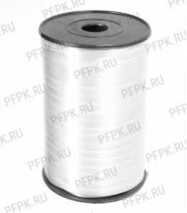 Лента на бобине цветная 0,5см х 460м Белая [1/20]