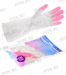 Перчатки виниловые PATERRA COMFORT AND CARE M (402-928) [1/24]