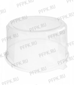 Тортница круг. d220мм УК-294ВБ КРЫШКА h109мм (крышка к УК-294Д) ПЭТ V4550мл, прозрачная [1/200]
