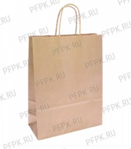 Пакет бум. с круч. руч. 220х100х230, крафт [1/300]