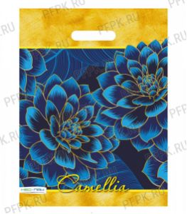 ВЕЛЬВЕТ, вырубная ручка, 30х40 (60мкм) ПВД Камелия [25/1000]