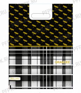 ВЕЛЬВЕТ, вырубная ручка, 30х40 (60мкм) ПВД Гранд [25/1000]