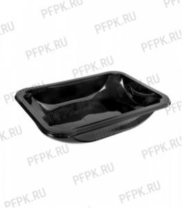 Емкость под запайку 187х137х36 ФРЕШ РР, Черная [540/540]