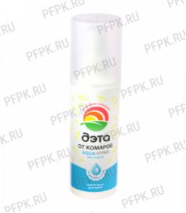Спрей ДЭТА АКВА от укусов насекомых, 125мл. [1/18]