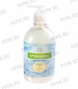 Крем-мыло Русские Травы 500 мл с дозатором Нейтральное (К-21-1) [1/12]