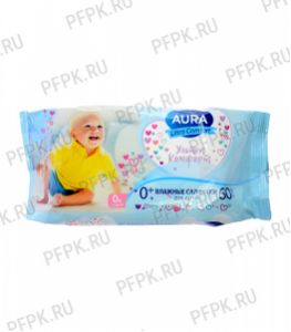 Салфетки влажн. AURA ULTRA COMFORT (уп. 60 шт.) Для детей [1/24]